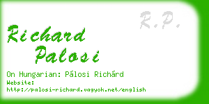 richard palosi business card