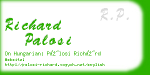 richard palosi business card